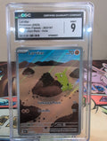 CGC 9 Larvitar 203/197 Obsidian Flames Secret Illustration Rare Pokemon Card
