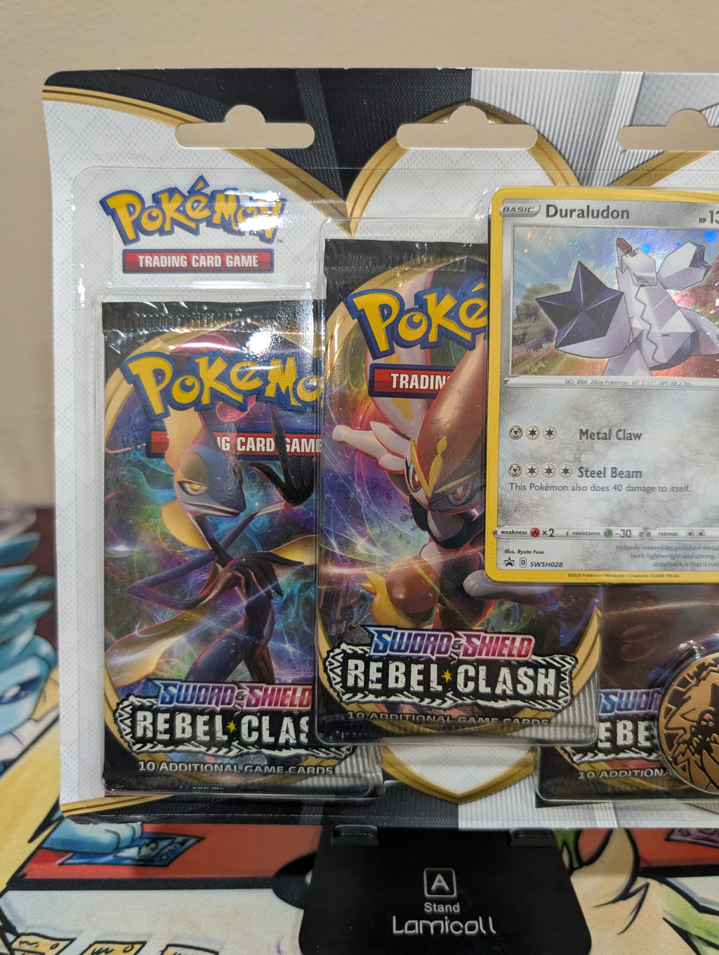 Rebel Clash 3 Pack Blister [Duraludon] - SWSHO2: Rebel Clash (SWSH02)