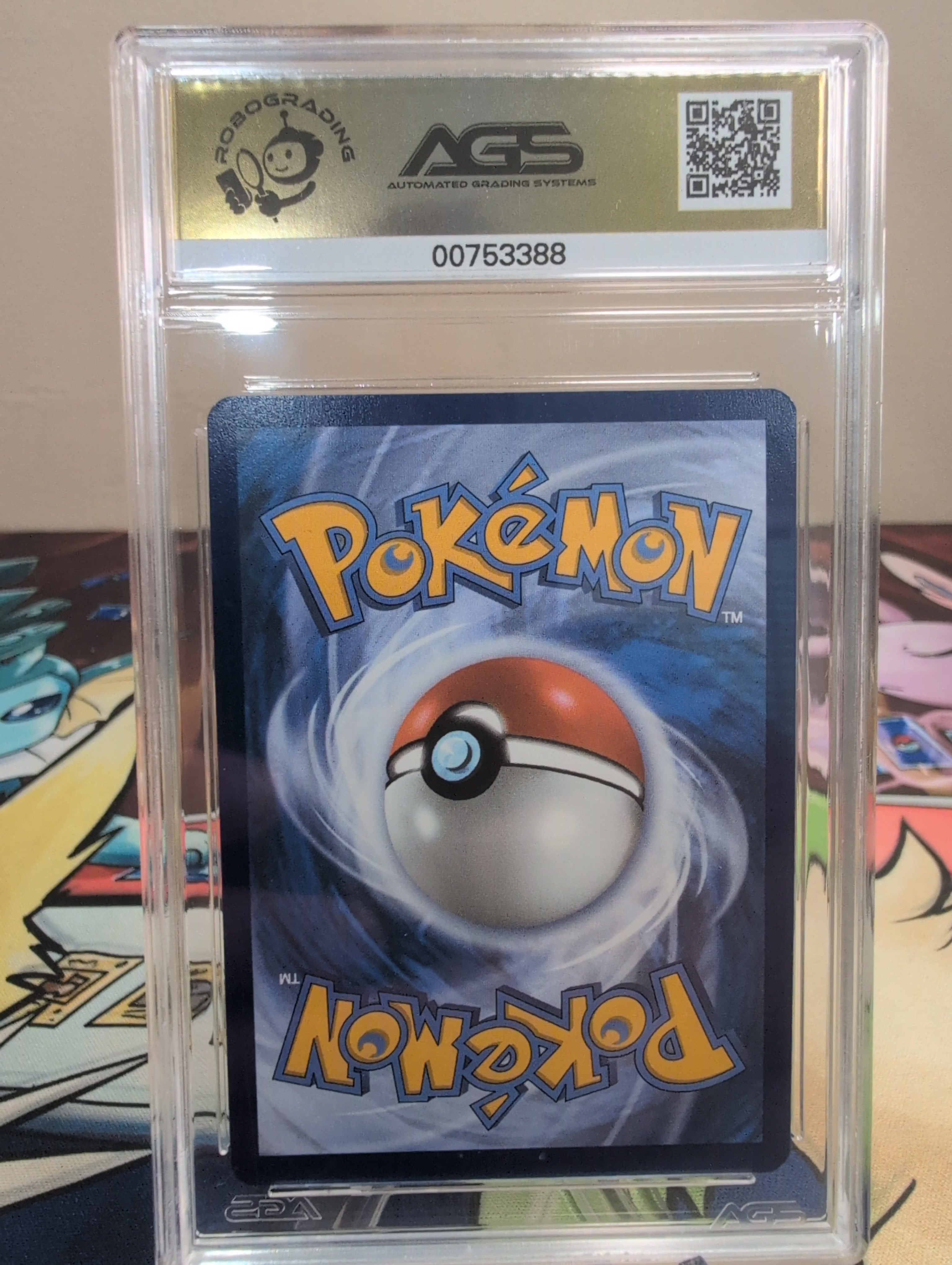 Iono's Kilowattrel 163/159 SV09 Journey Together IR Pokémon TCG Card AGS 10