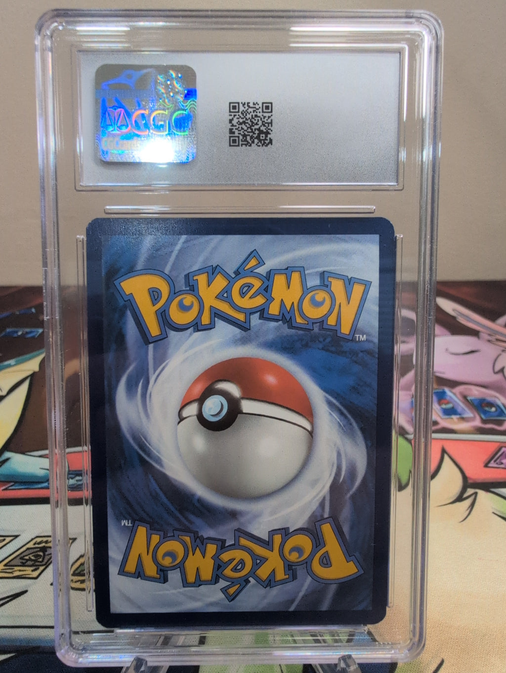 CGC 9 Larvitar 203/197 Obsidian Flames Secret Illustration Rare Pokemon Card