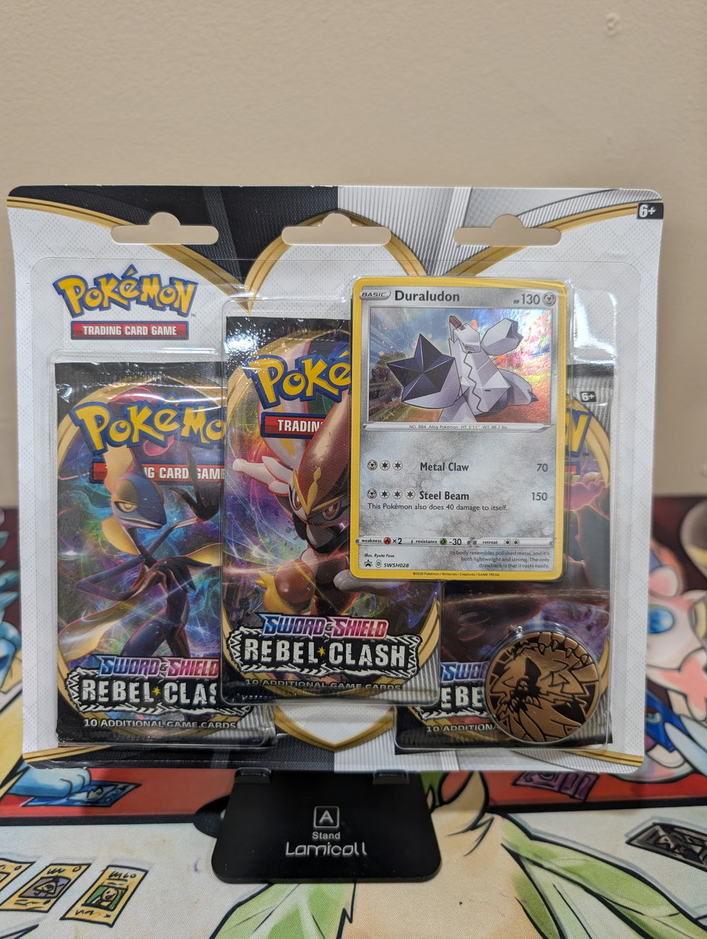 Rebel Clash 3 Pack Blister [Duraludon] - SWSHO2: Rebel Clash (SWSH02)