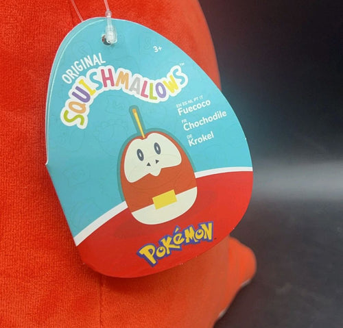 Squishmallows Pokemon 10-inch Fuecoco Plush