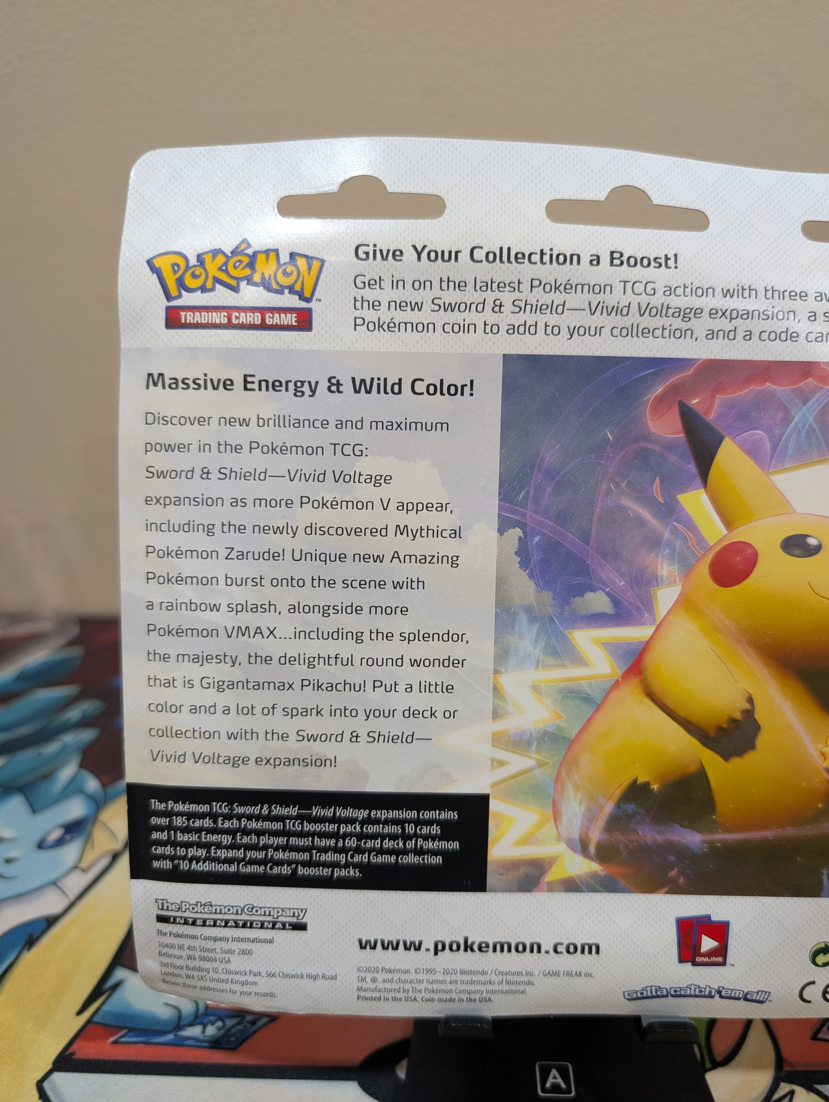 Vivid Voltage 3 Pack Blister [Vaporeon] - SWSH04: Vivid Voltage (SWSH04)