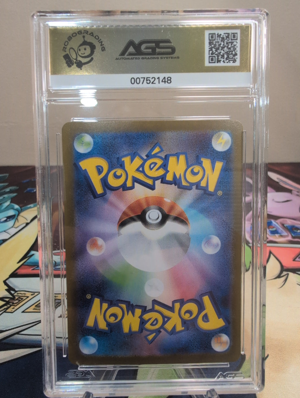 2025 AGS 10 Graded Pokemon Marshadow 069/063 Art Rare Holo Mega Brave Japanese