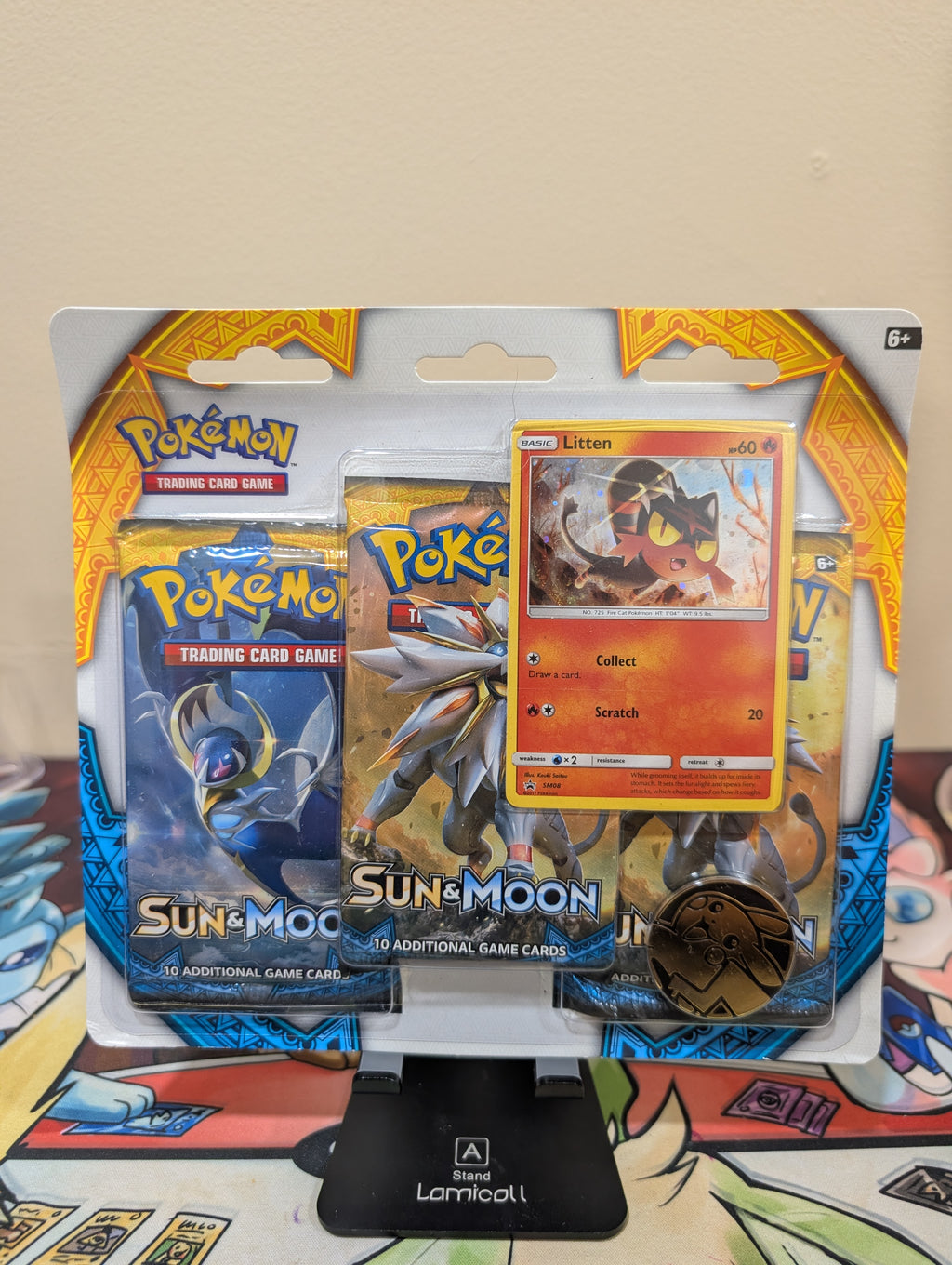 Sun & Moon Base Set 3 Pack Blister [Litten] - SM Base Set (SM01